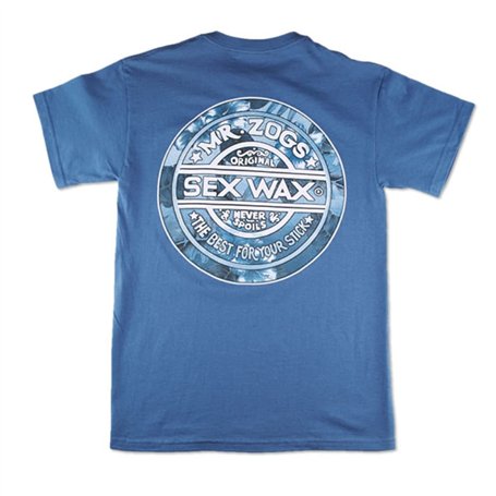 Sex Wax T-shirt à manches courtes Hawaiian Dreams pour homme Bleu Taille XL