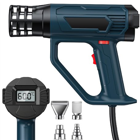Pfloge® Decapeur Thermiques 2500W avec Affichage Numérique LCD
