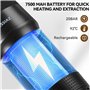 Kssiaz Machine à Espresso Portable, Cafetière Electriques avec Chauffage Automatique, USB et Chargeur de Voiture, Mini Cafetière