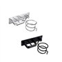 Support de sèche-cheveux, support de sèche-cheveux et de lisseur en aluminium, étagère de rangement de support de sèche-cheveux 