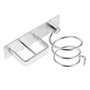 Support de sèche-cheveux, support de sèche-cheveux et de lisseur en aluminium, étagère de rangement de support de sèche-cheveux 