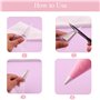 PHYTONICS 100 Pcs Poche a Douille Patisserie Professionnelle,Poche a Douille Jetable,Poche à Douille,Sacs Pâtisserie Décorant en
