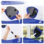 PBUSPU Nettoyant pour Pare-Brise de Voiture, Kit Nettoyage Voiture, 180° Extensible Brosse de Fenêtre de Nettoyage à Manche Long