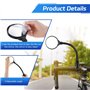 PBUSPU 2 PCS Retroviseur Velo, 360° Pour Vélo de Montagne, Rétroviseurs de Sécurité Convexes en Acrylique Pour Guidon de 22 à 30