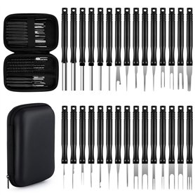 PBUSPU 30 Pcs Outils de Retrait de Terminal pour Câble de Voiture