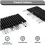 PBUSPU 30 Pcs Outils de Retrait de Terminal pour Câble de Voiture, Outil de Déverrouillage de Voiture Outils de Extracteur de Co