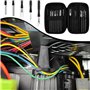 PBUSPU 30 Pcs Outils de Retrait de Terminal pour Câble de Voiture, Outil de Déverrouillage de Voiture Outils de Extracteur de Co