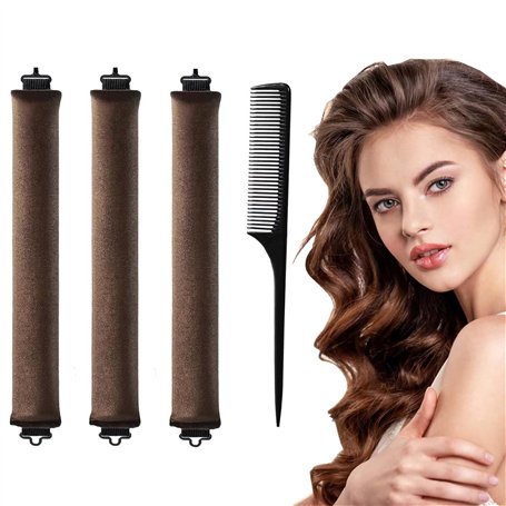 3Pcs Bigoudis Sans Chaleur
