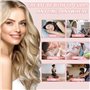 3Pcs Bigoudis Sans Chaleur, Bigoudis Cheveux avec 1 peigne, Boucles Sans Chaleur, Bigoudis Pendant la Nuit pour Cheveux Court et