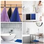 3pcs Filet de Douche Africain, Gommage Corps Filet de Bain, African Net Sponge Exfoliant Corps, Filet Exfoliant Eponge Douche, A