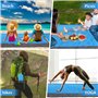 Tapis de Plage Imperméable 210 x 200 cm Portable Couverture de Plage Douce et Soyeuse Portable Anti Sable Natte de Plage Serviet
