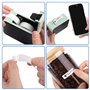 NVIYAM 4pcs Étiquettes Autocollantes pour Étiqueteuse P15/D30/Q30,12 x 40 mm Papier Autocollant Imprimante Etiquette Autocollant