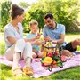 NVIYAM 2 Étages Corbeille à Fruits et Légumes, Support pour Comptoir de Cuisine, Panier en Maille Métallique pour Oignons et Col