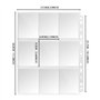 Classeur de cartes 60 pages 1080 Pochettes pour Cartes Pokemon,Transparent Trading Card Sleeves Jeu de Rangement Collection pour