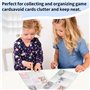 Classeur de cartes 60 pages 1080 Pochettes pour Cartes Pokemon,Transparent Trading Card Sleeves Jeu de Rangement Collection pour