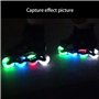 Merkts Roues de patin en ligne, 8 roues clignotantes à LED colorées, roues lumineuses, PU résistantes à l'usure pour adultes et 