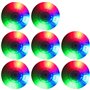 Merkts Roues de patin en ligne, 8 roues clignotantes à LED colorées, roues lumineuses, PU résistantes à l'usure pour adultes et 