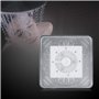 MAGT Pommeau de Douche LED, 7 Couleurs LED Pommeau de Douche Douchette, Pommeau de Douche Led Carre avec 7 Couleurs Changement, 