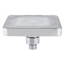 MAGT Pommeau de Douche LED, 7 Couleurs LED Pommeau de Douche Douchette, Pommeau de Douche Led Carre avec 7 Couleurs Changement, 