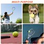 MeoZynxadril 12 Pièces Balles de Tennis d'Entraînement, Jaunes, pour Adultes, Enfants et Chiens - Avec Sac de Transport en Filet