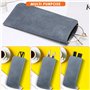 MeoZynxadril 3 pièces étui Lunettes Souple, Cuir PU Etui Lunettes, Pochette à Lunettes Portable, étuis à Lunettes, Pochette Lune