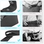 Firschoie 2 Pièces Ceinture Extensible Sans Boucle, Élastique Invisible Unisexe Ajustable pour Femme Homme, Convient aux Jeans e