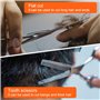 Ciseaux de barbier professionnels en acier in