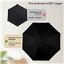 Xpieoyrm Mini Parapluie Pliant, parapluie coupe-vent à 8 nervures, parapluie capsule, Parapluie UV Portable avec Boîte de Rangem