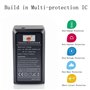 DSTE Rechange Batterie et DC01E Voyage Chargeur Compatible pour Sony NP-FM500H A58 A65 A77 A100 A200 A200 K A200 W A300 A300 K A