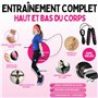 Gymnastique Materiel, Bande Elastique Musculation en Tissu, Yoga, Pilates, Fitness, Squats, Pont fessiers. en Boîte Cadeau pour 