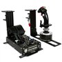 Meza Lot de 2 Supports de Bureau résistants compatibles avec Logitech G X52/X52 Pro/X56/X56 Rhino/Thrustmaster T.16000M FCS/TCA 