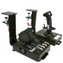 Meza Lot de 2 Supports de Bureau résistants compatibles avec Logitech G X52/X52 Pro/X56/X56 Rhino/Thrustmaster T.16000M FCS/TCA 