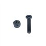 ANCLLO Lot de 16 vis de rechange pour skateboard et longboard - 35 mm - Noir
