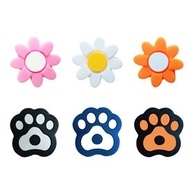 WLICCHS Lot de 6 amortisseurs de tennis en silicone pour raquette de tennis