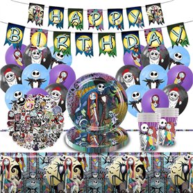 DEVOKE 84 Pièces Nightmare Before pour Fête de Noël et Halloween Cauchemar Veille