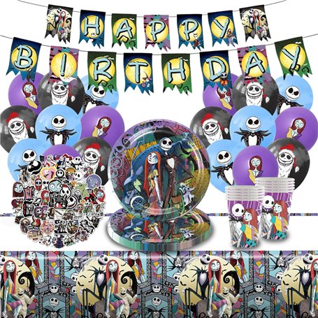 DEVOKE 84 Pièces Nightmare Before pour Fête de Noël et Halloween Cauchemar Veille