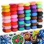 Pâte à modeler 48 couleurs à séchage à l'air libre ultra légère pour enfants