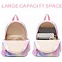 Lengender Sac à Dos Scolaire pour Filles, Enfant Sac Ecole Primaire Cartables Sac Arc en Ciel Loisir Voyage Daypacks