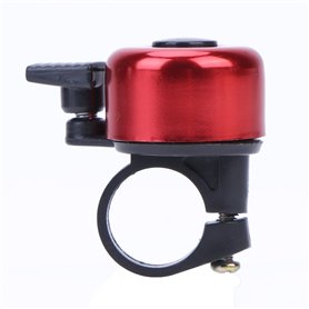 Amazingdeal Sonnette de vélo en aluminium avec alarme pour vélo Rouge