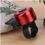 Amazingdeal Sonnette de vélo en aluminium avec alarme pour vélo Rouge