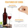 Lot De 48 Bouchon Liege Naturel Pour Le Bricolage, 8 Tailles Bouchon En Liege Bouchons De Liège Les Verres à Vin, Les Verres à B