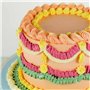 Wilton Douilles à Pâtisserie Set Rufflés #86, #100, #102, #125, Douilles Professionnelle Métallique Buse de Glaçage Réutilisable