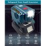 TPDL Onduleur de puissance 200 W pour batterie Makita 18 V, onduleur de batterie DC 18 V vers AC 240 V/220 V avec lumière, adapt