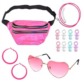 GADITIEK Lot de 4 tenues des années 90 et 80 pour femme