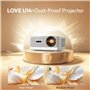BYINTEK U14 Vidéoprojecteur 4K Home Cinéma 30000 Lumens Full HD Mini Projecteur WiFi6 BT 5.0 1980 x 1020P Autofocus Entièrement 