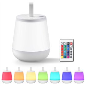 Diboniur Lampe de Chevet Enfant Tactile Veilleuse LED