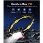 EOIWUY Lampe Frontale LED Ultra Puissante, Rechargeable Lampe Frontale Étanche avec Lumière Rouge, 6 Modes d'Éclairage & 36H d'A