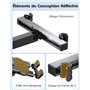 [Bras d'Extension Pliable] Rotation à 360° Support pour iPad Voiture