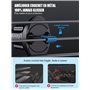 Glangeh Support Telephone Voiture Grille Aération [2025 Crochet Amélioré] Rotation 360° & Libération en Touche Compatible avec i