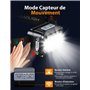 Lampe Frontale Rechargeable avec Lumière Rouge & Capteur de Mouvement